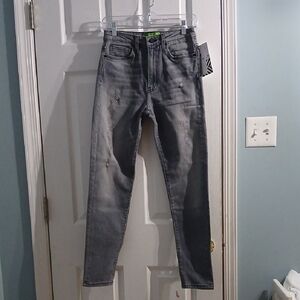 NWT, Free People SR vs. Sandrine Rose High Rise Jeans In 'Light Black' Size 26